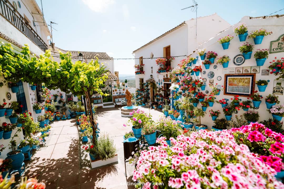 Patio de las Comedias iznajar spain andalusia