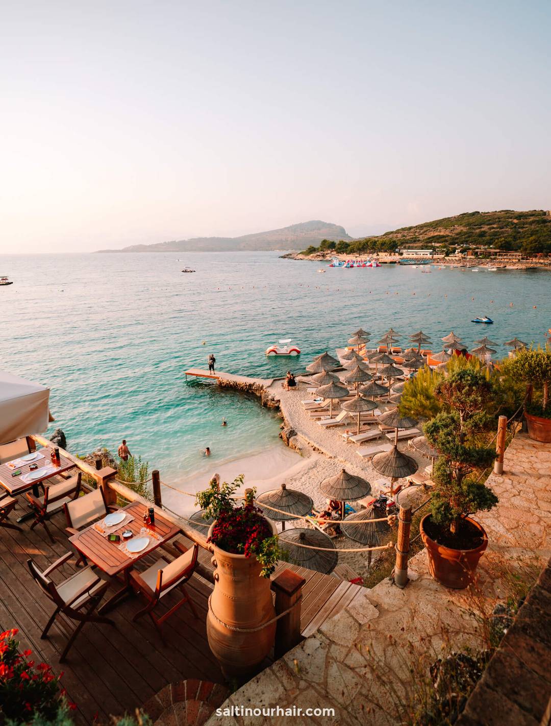 albania ksamil beach restaurant