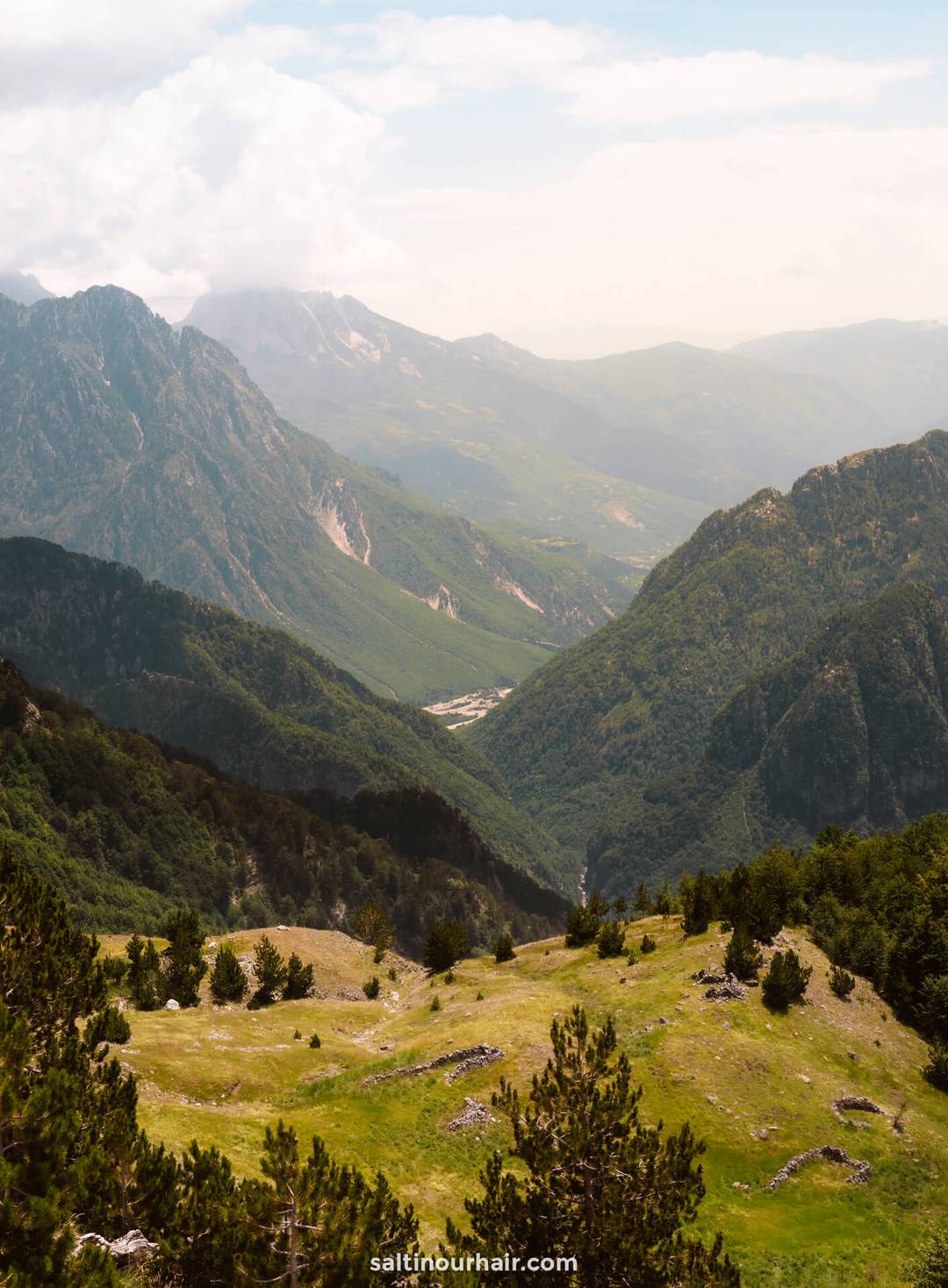 uitzicht berg theth albani&euml;