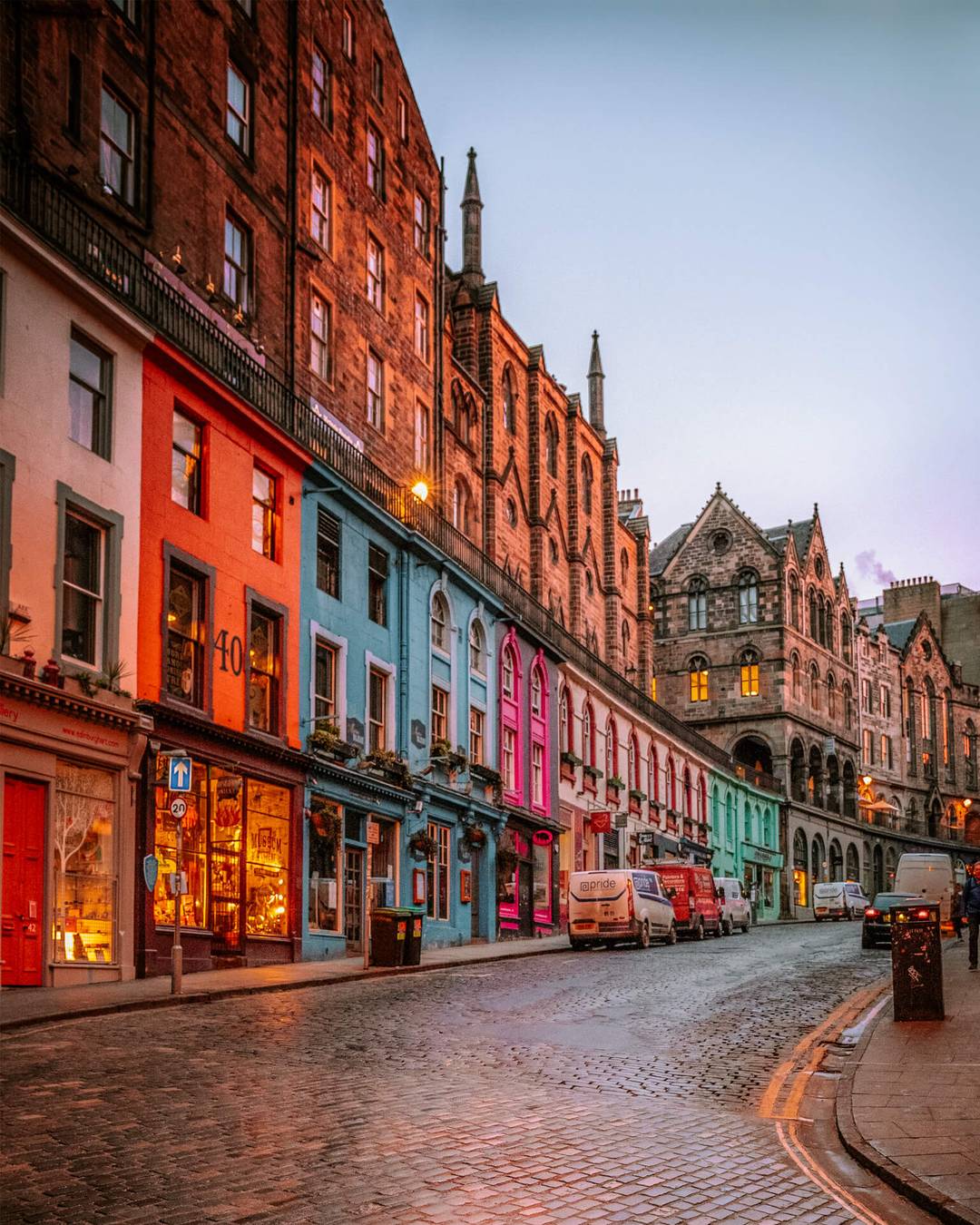 straten Edinburgh Schotland 