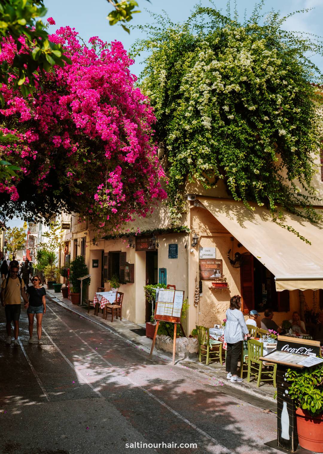 straat athene griekenland