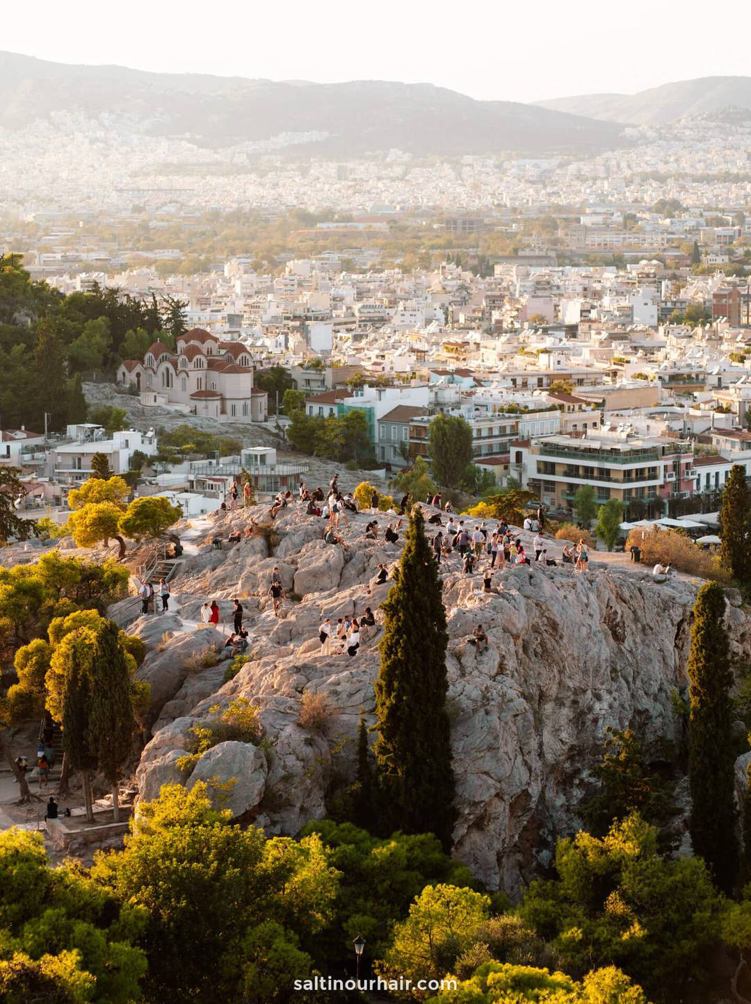 dingen om te doen athene griekenland zonsondergang Philopappos Hill