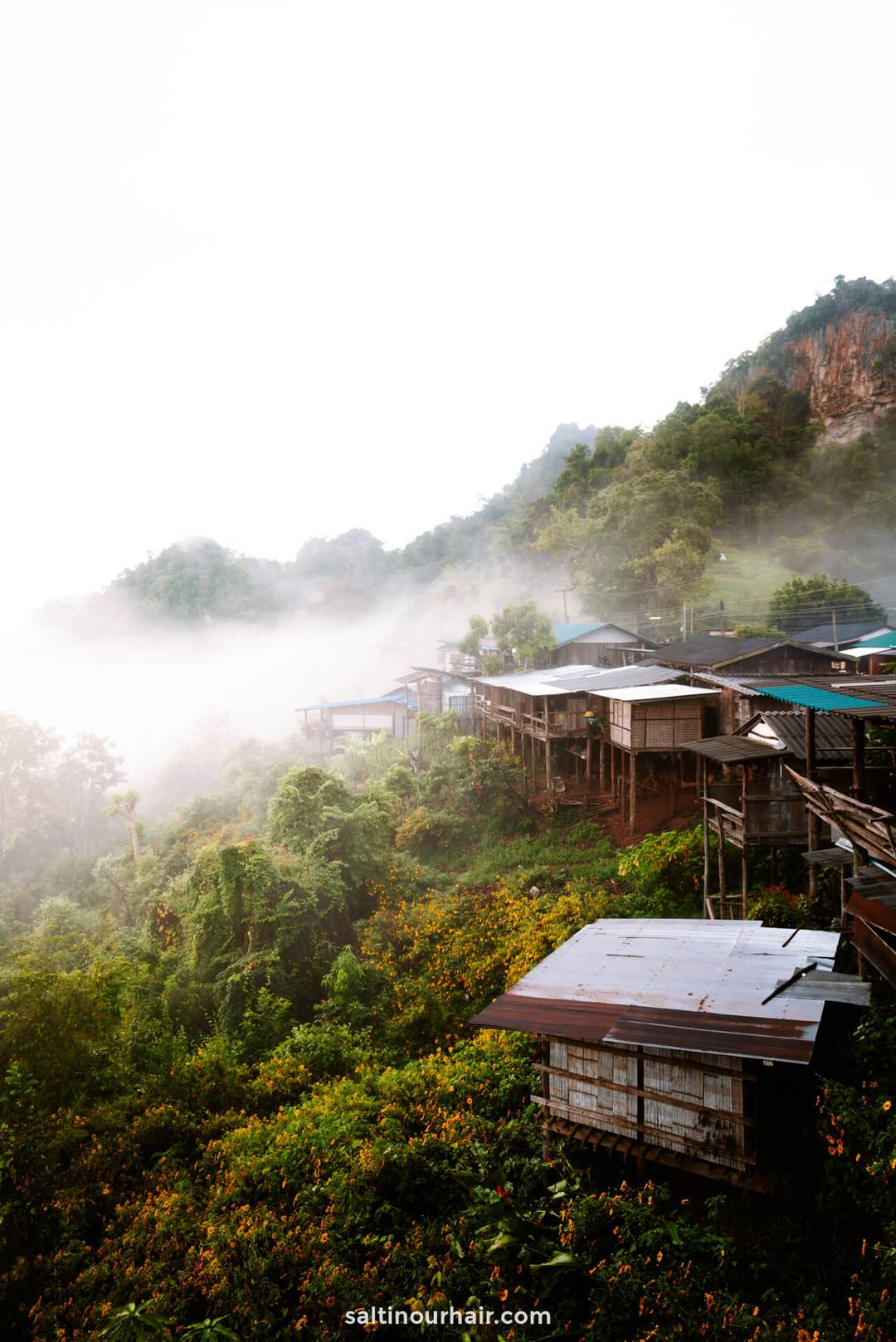 northern Thailand pai fog