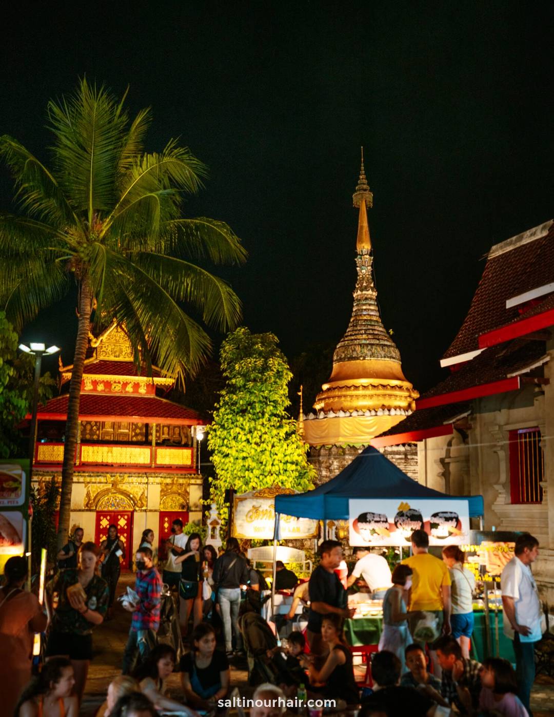 2 week thailand itinerary chiang mai walking street market