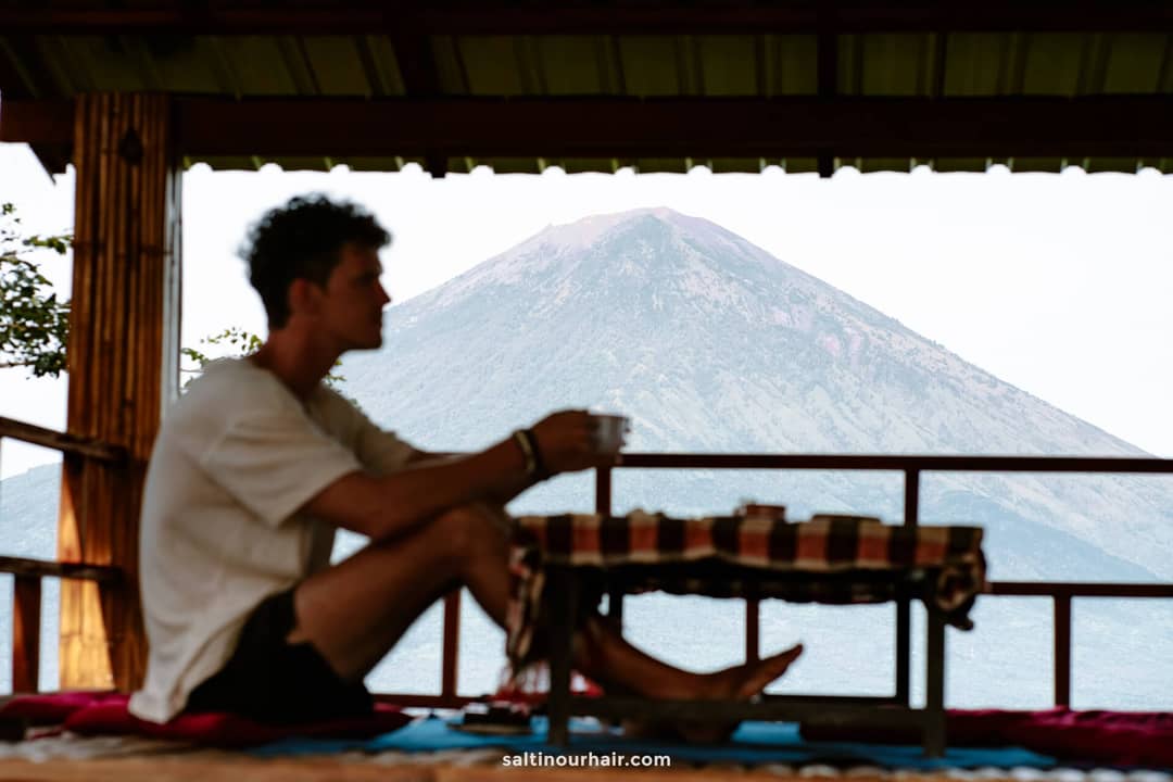 restaurant mount agung view amed bali