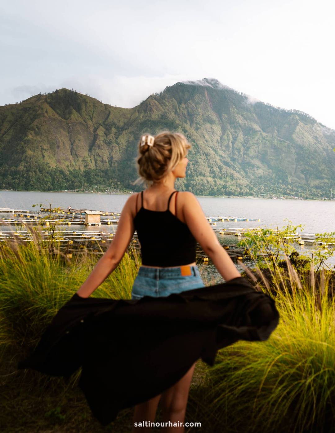 batur lake natuurlijke warmwaterbron bali
