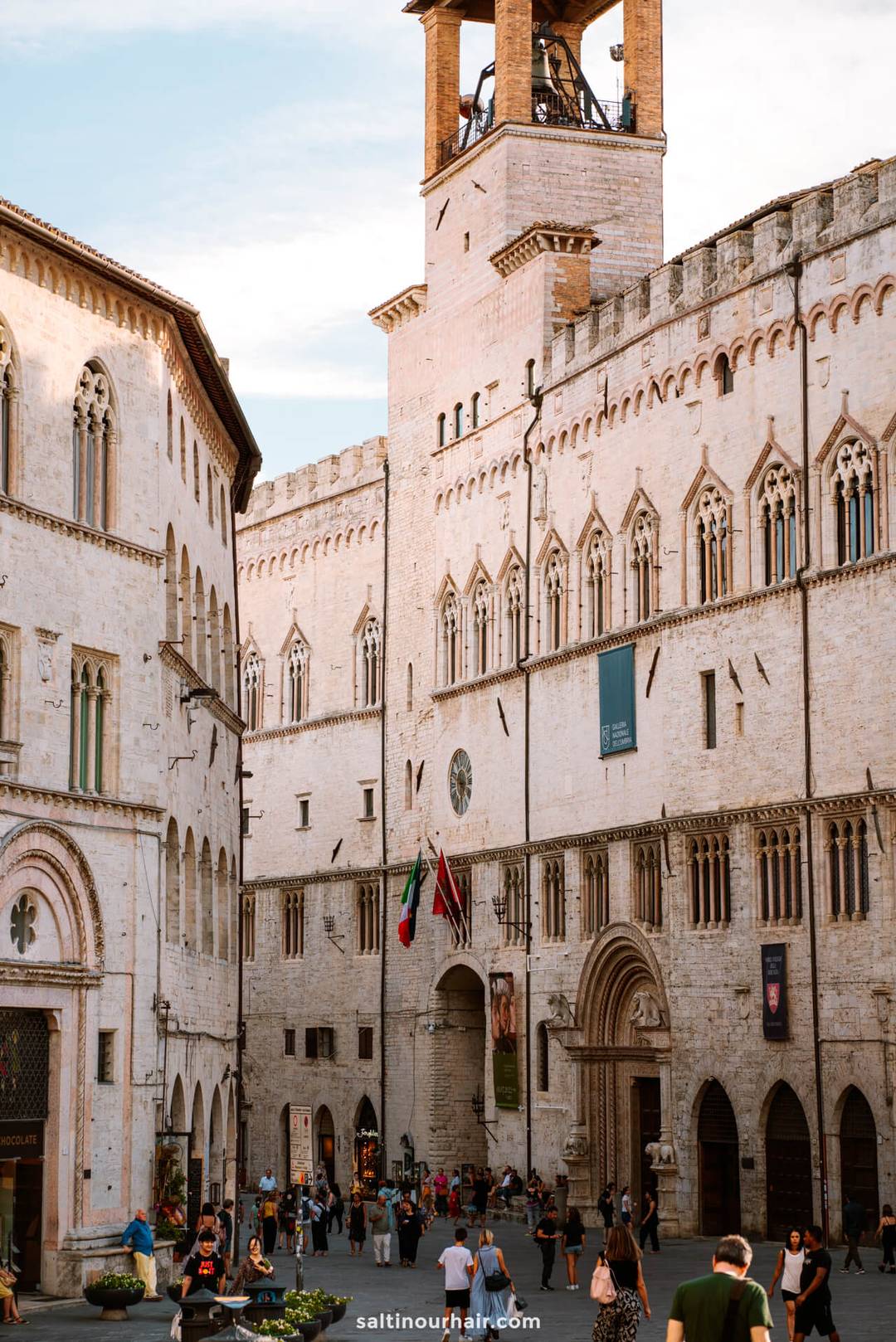main square perugia city italy
