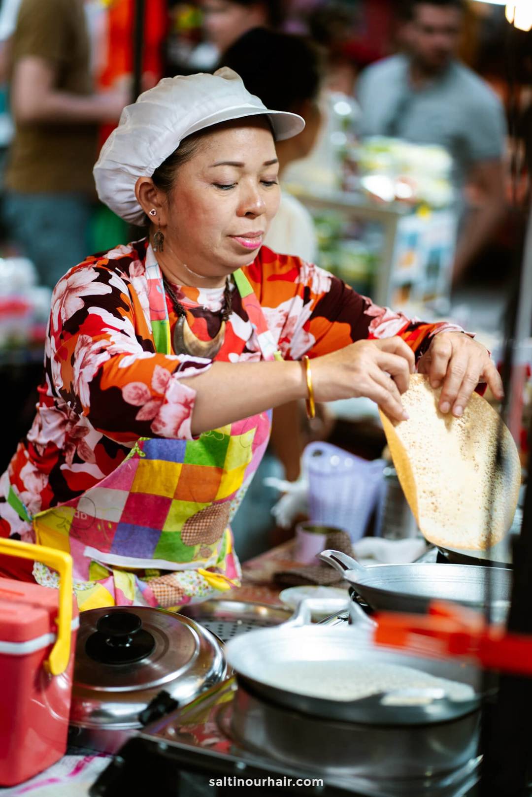 street food night market phuket thailand