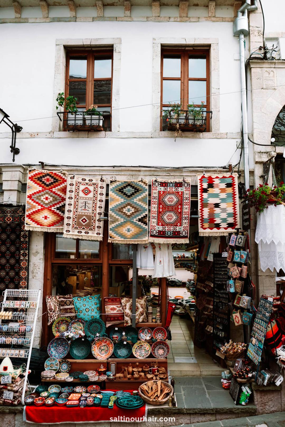 gjirokaster old town bazaar