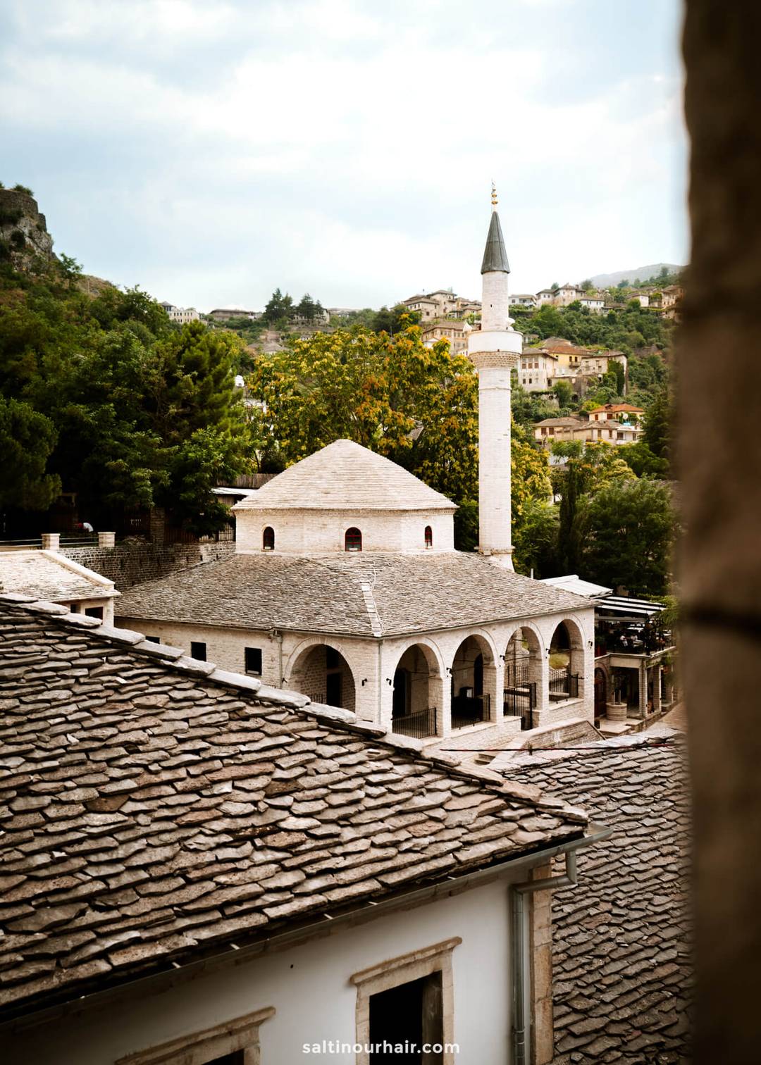 bazaar mosque gjirokaster albania