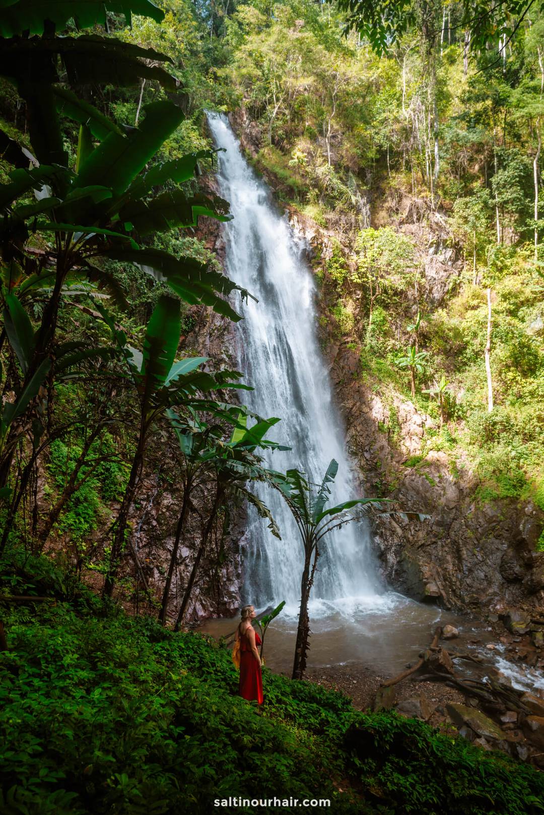 Khun Korn Waterfall Chiang Rai thailand