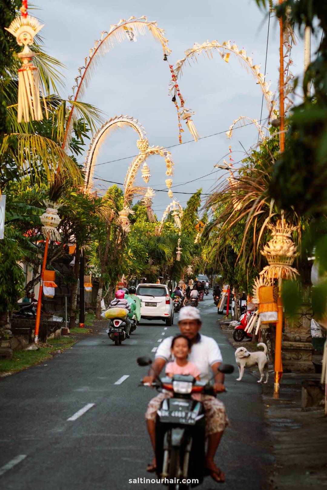 streets of canggu bali