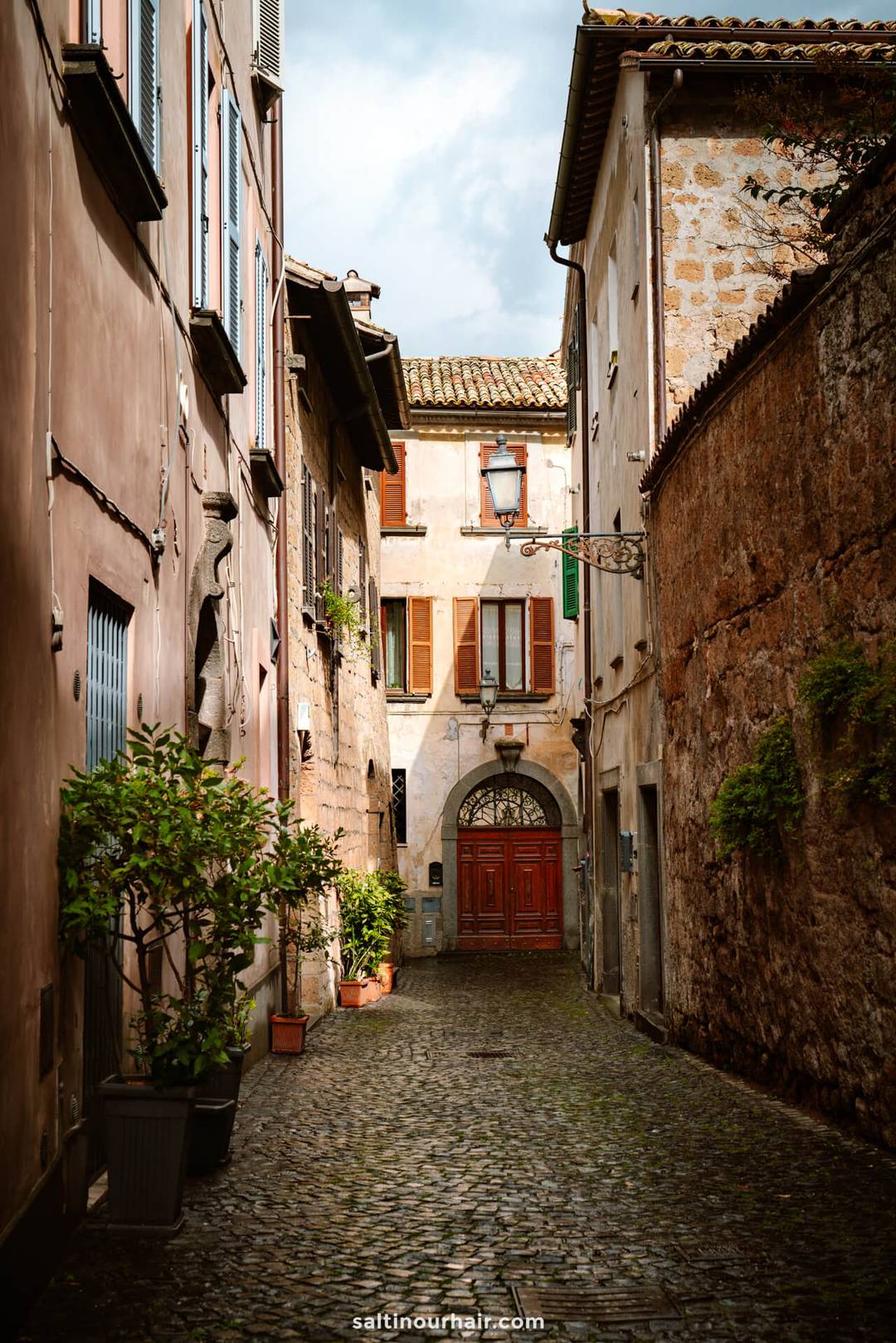 straat orvieto italie