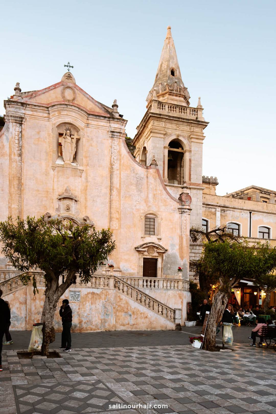 Piazza IX Aprile taormina sicili&euml; itali&euml;
