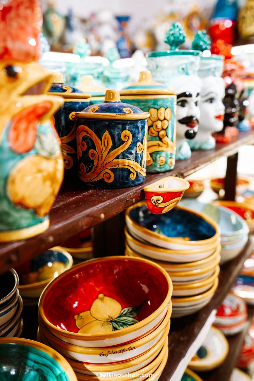 ceramic shop Cefal&ugrave; sicily