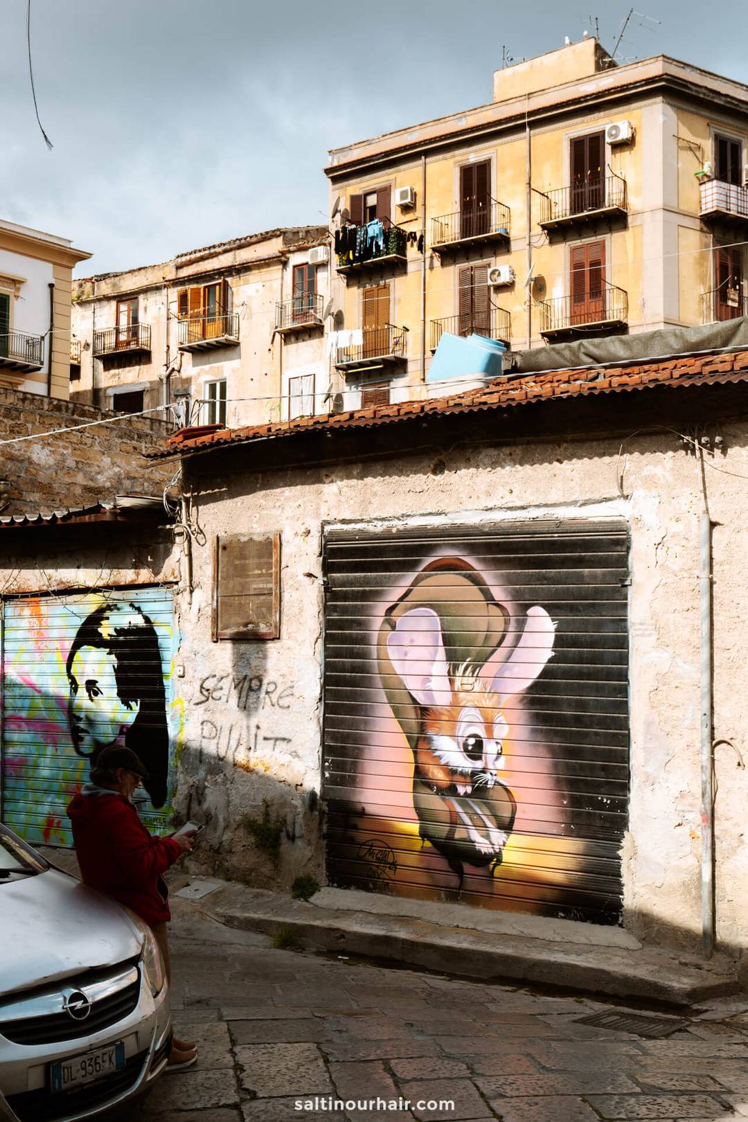 Palermo oude stad straatkunst