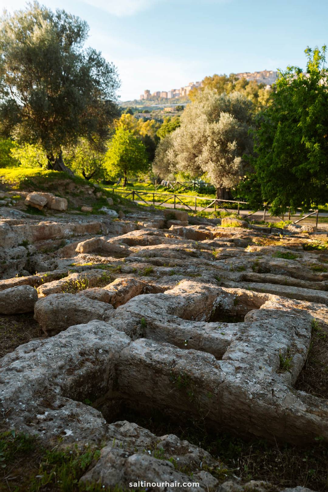 Greek ruins valley of the temples sicily