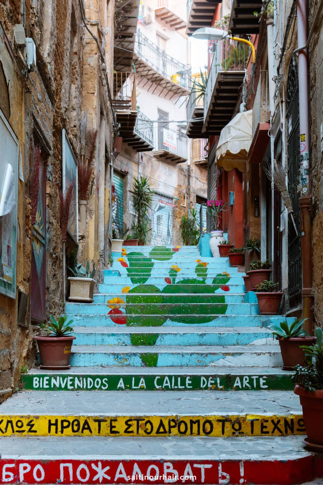 Streets of Agrigento Sicily
