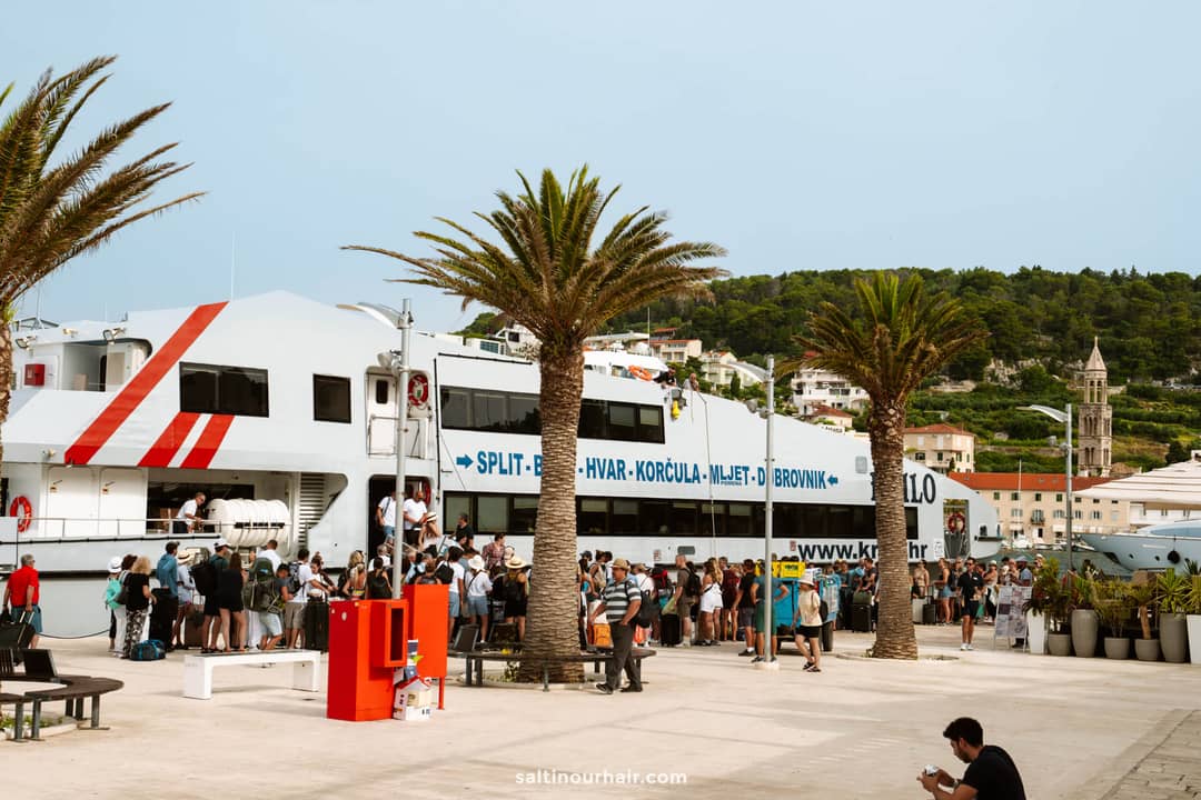 hvar croatia ferry