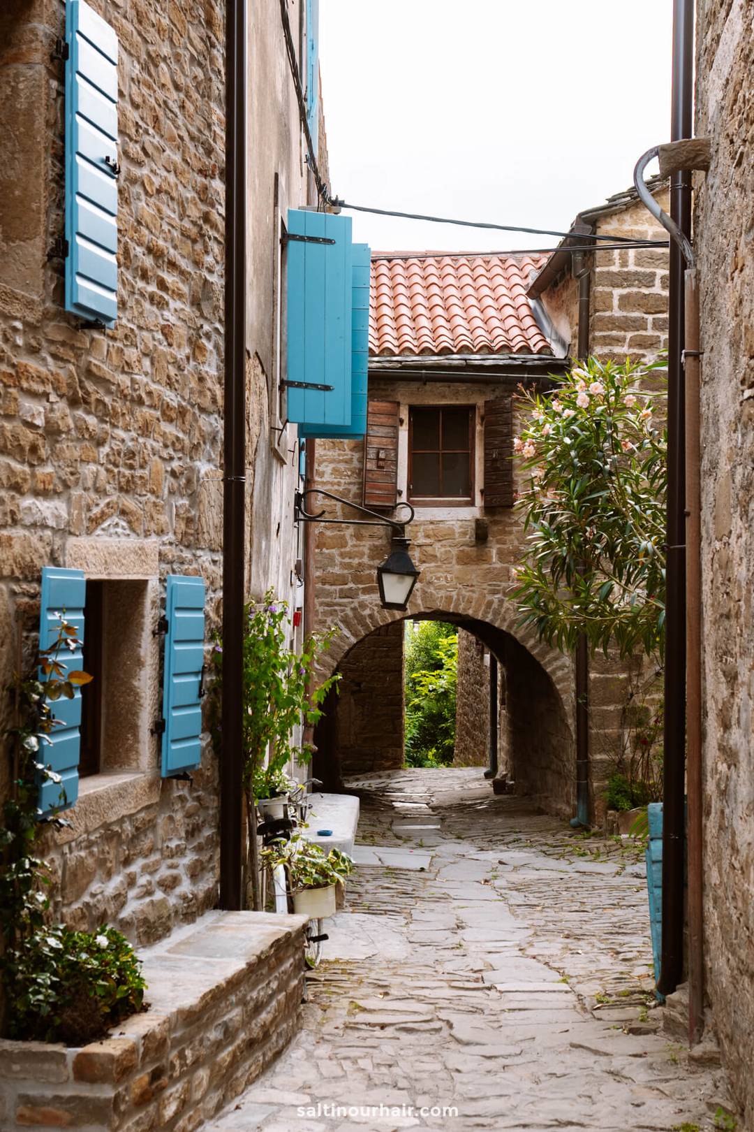 straat Groznjan Kroati&euml;