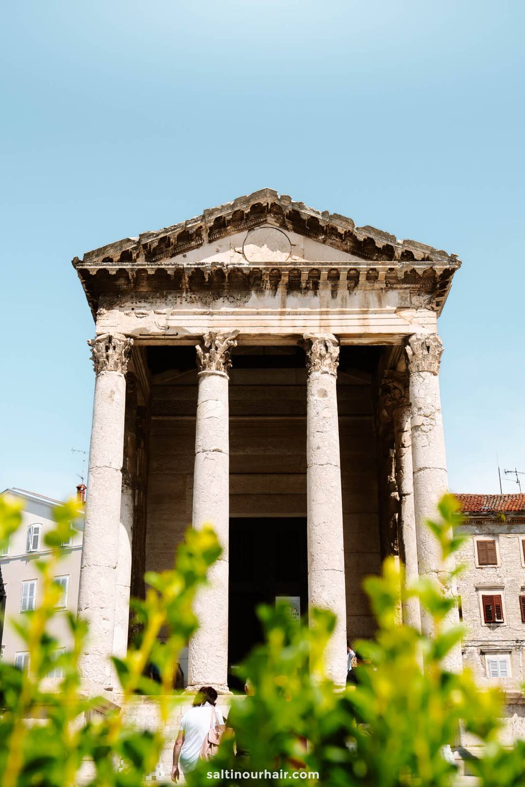 istria travel guide pula temple of augustus