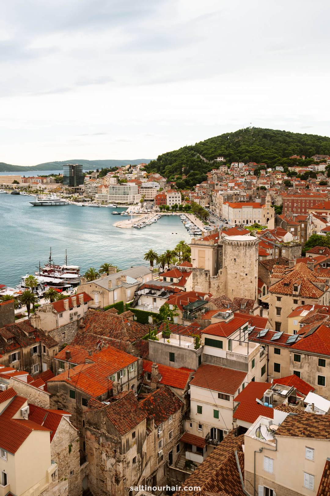 Split Croatia view Bell Tower Cathedral