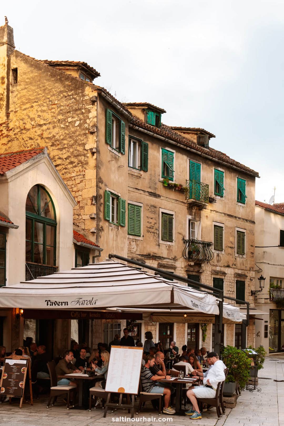 Restaurant old town split Croatia