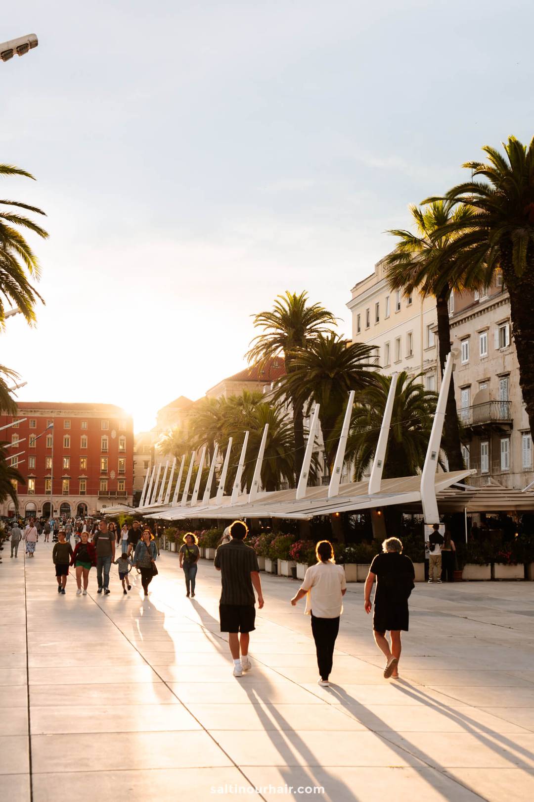 Croatia itinerary 7 days riva split sunset