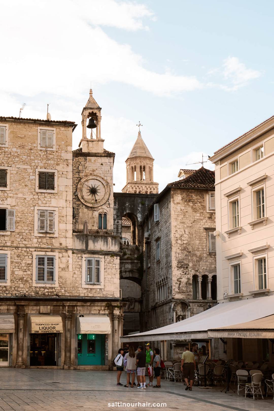 Streets old town split Croatia