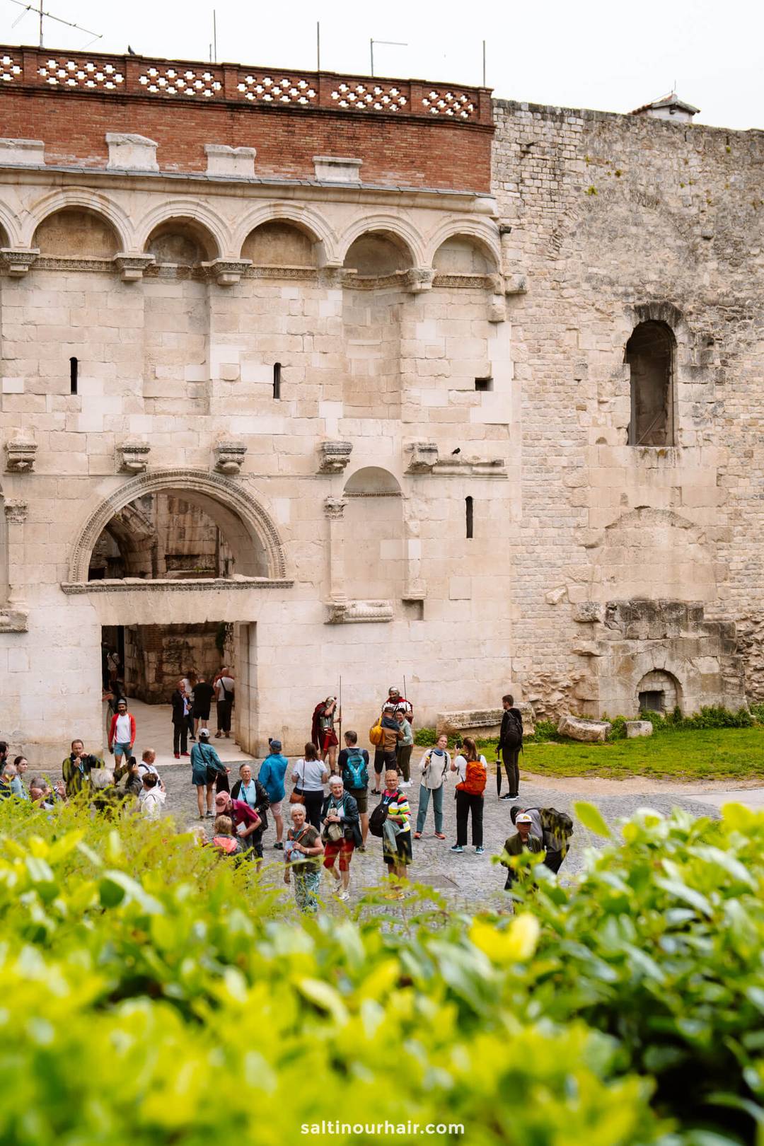 Split Old Town walls Croatia