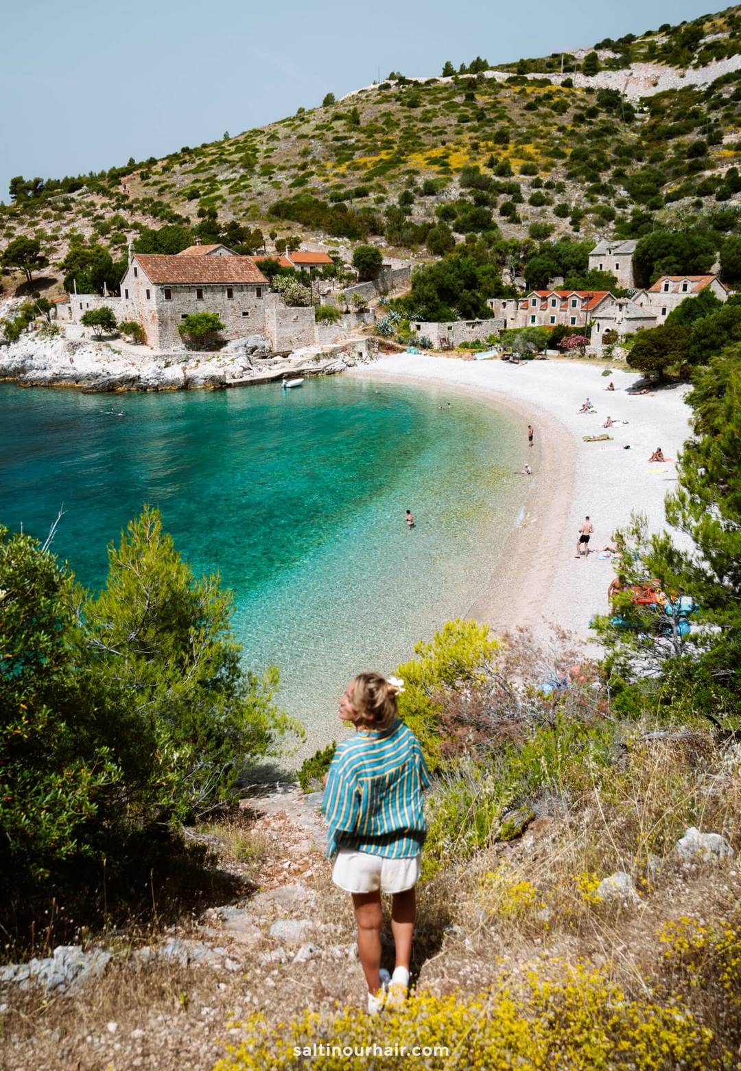 Croatia itinerary 7 days hvar Plaža Dubovica