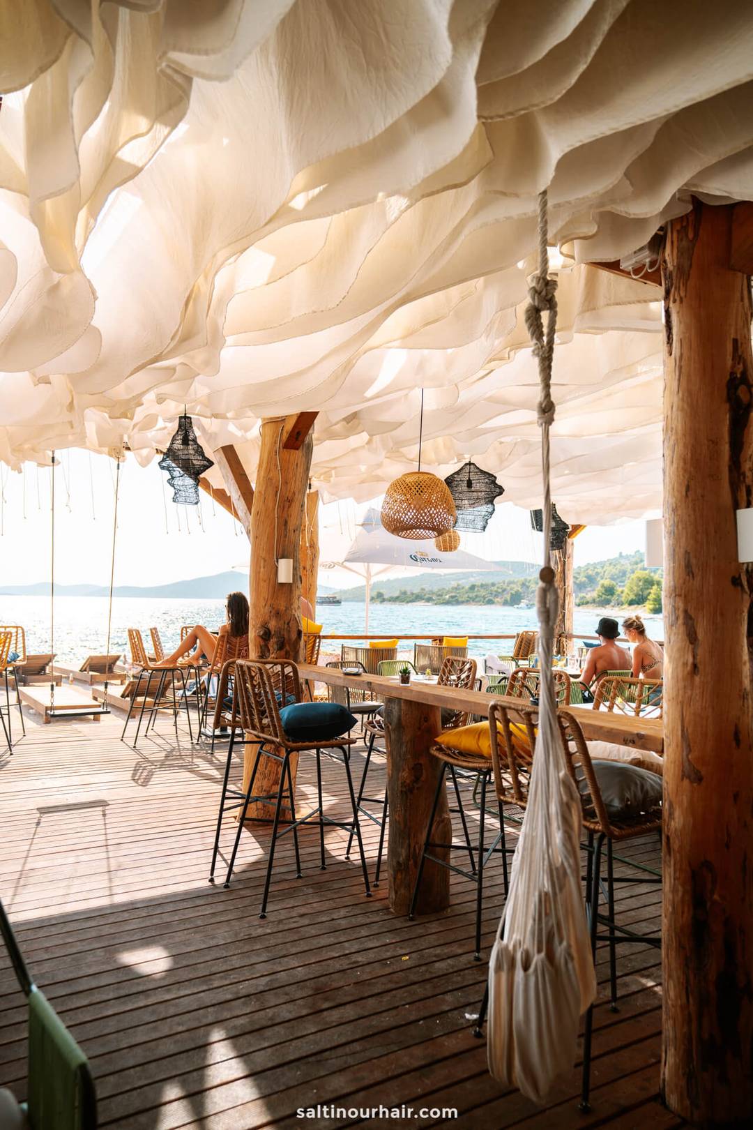 restaurant bar beach Ciovo island trogir croatia