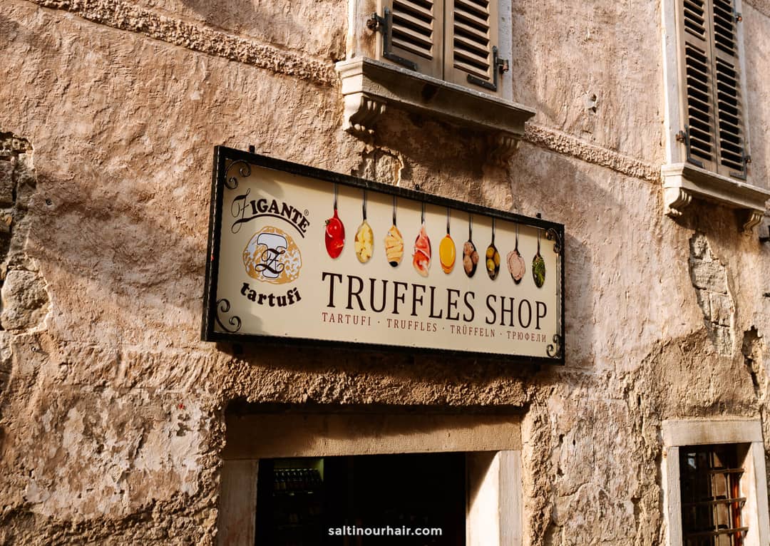 truffle shop motovun istria croatia