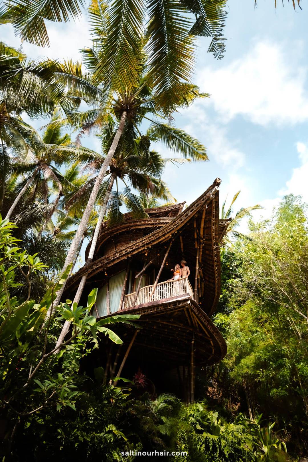 most beautiful bamboo houses bali green village