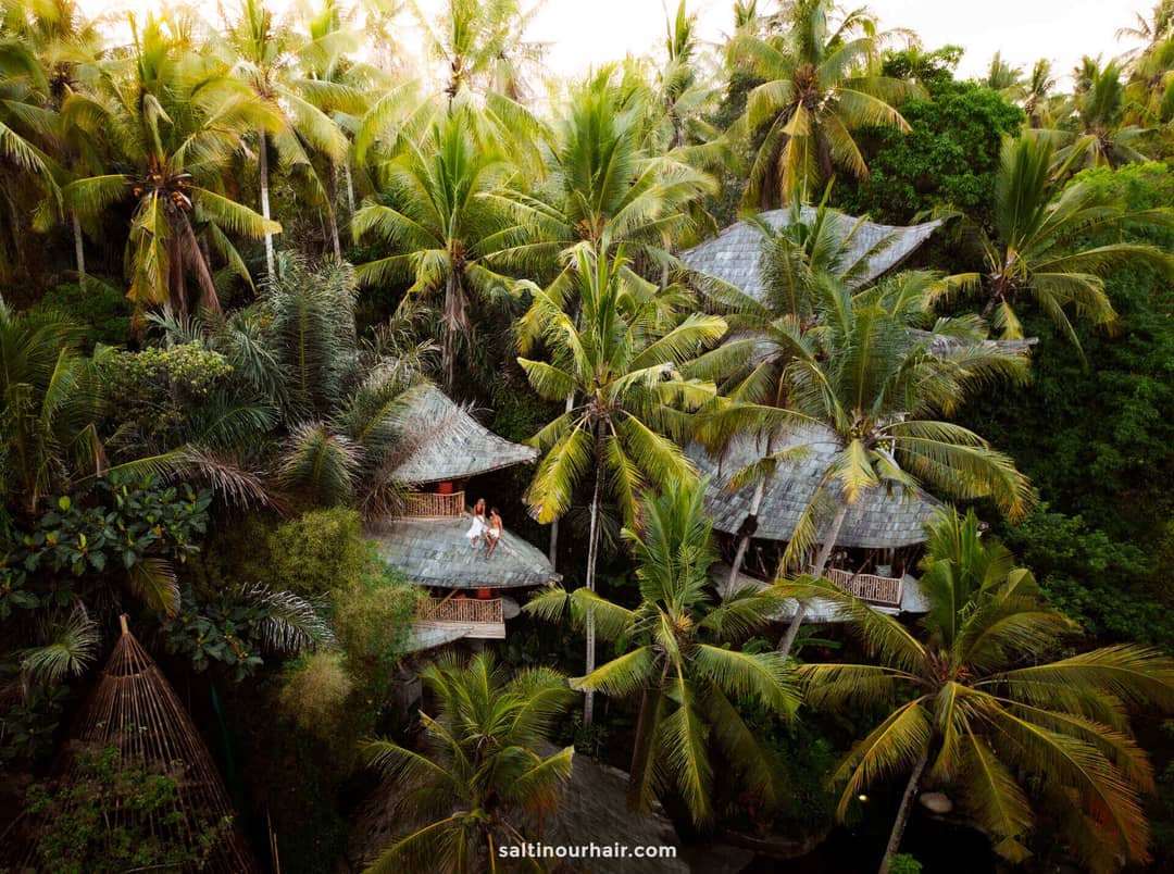 green village bamboo houses bali 