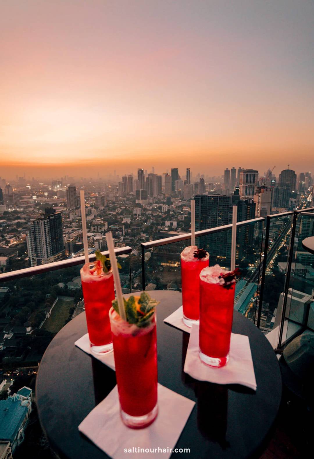 7-daagse Thailand reisroute Bangkok rooftop bar