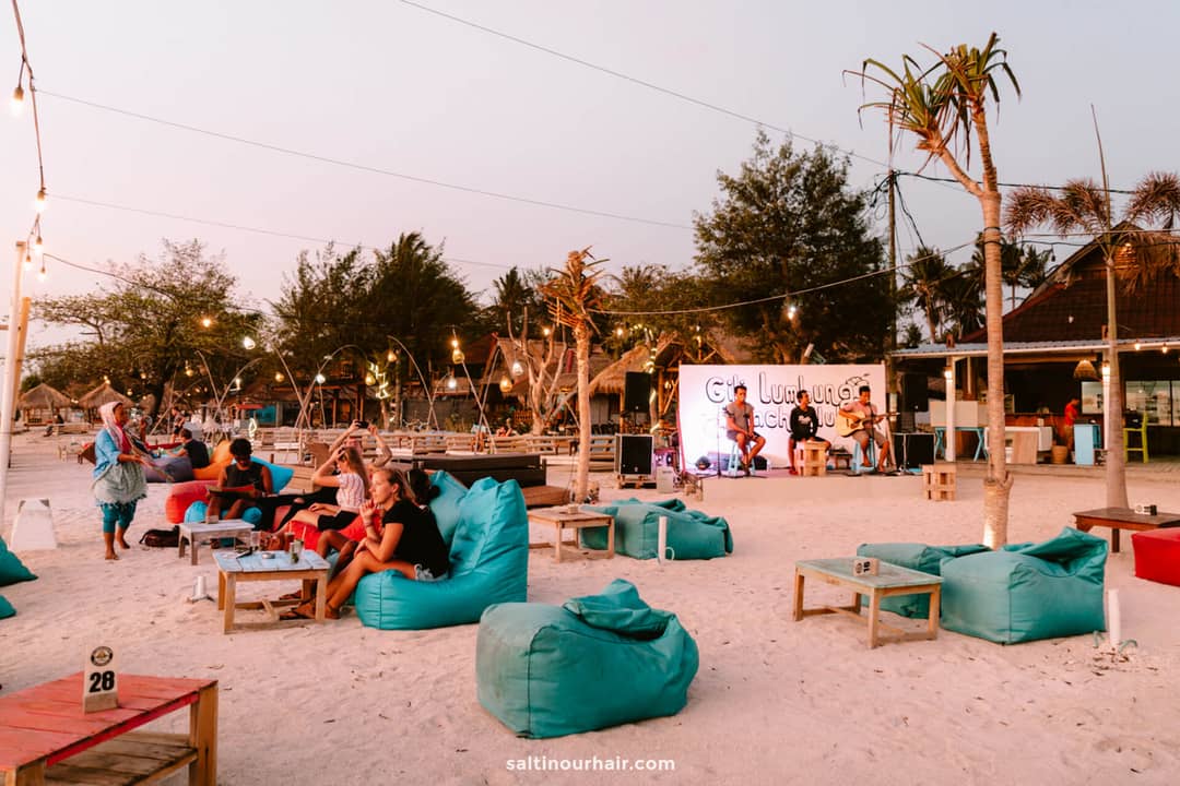 sunset bar gili air lombok indonesi&euml;