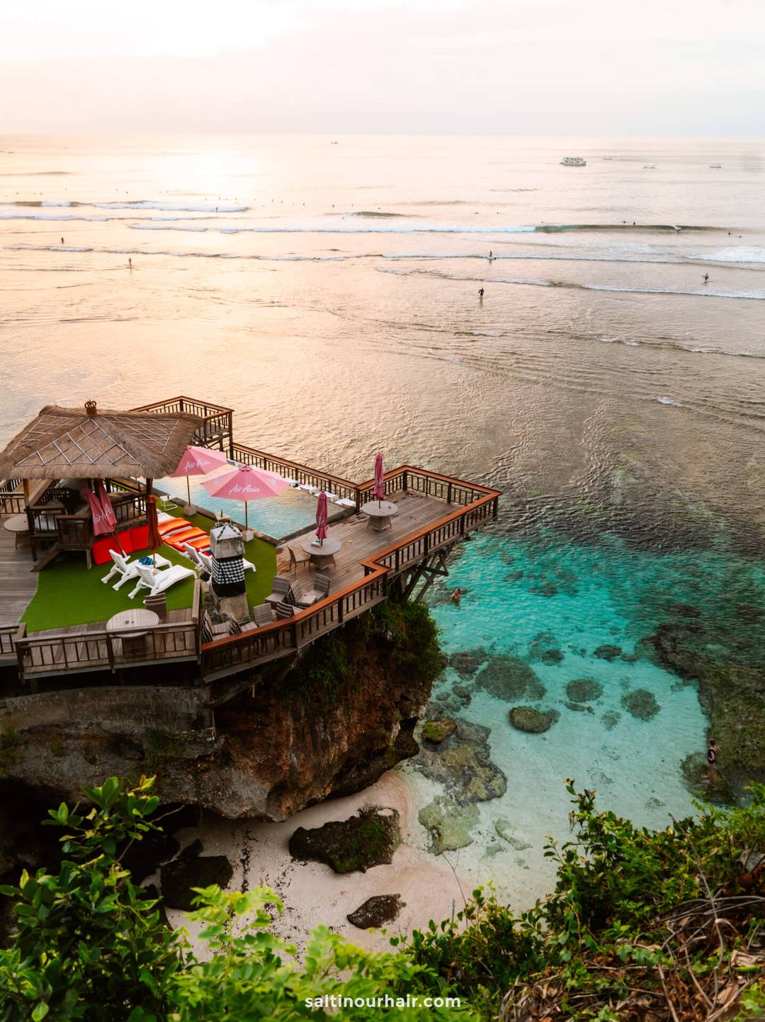 bali huwelijksreis uluwatu beachclub