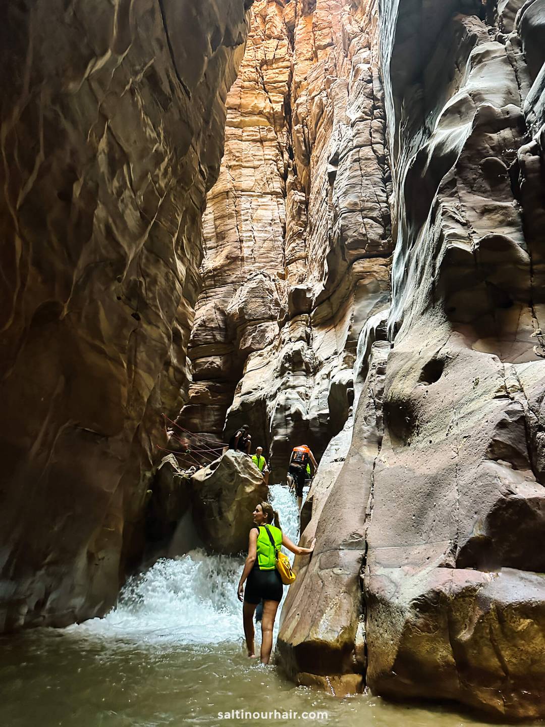 waterfall wadi mujib jordan