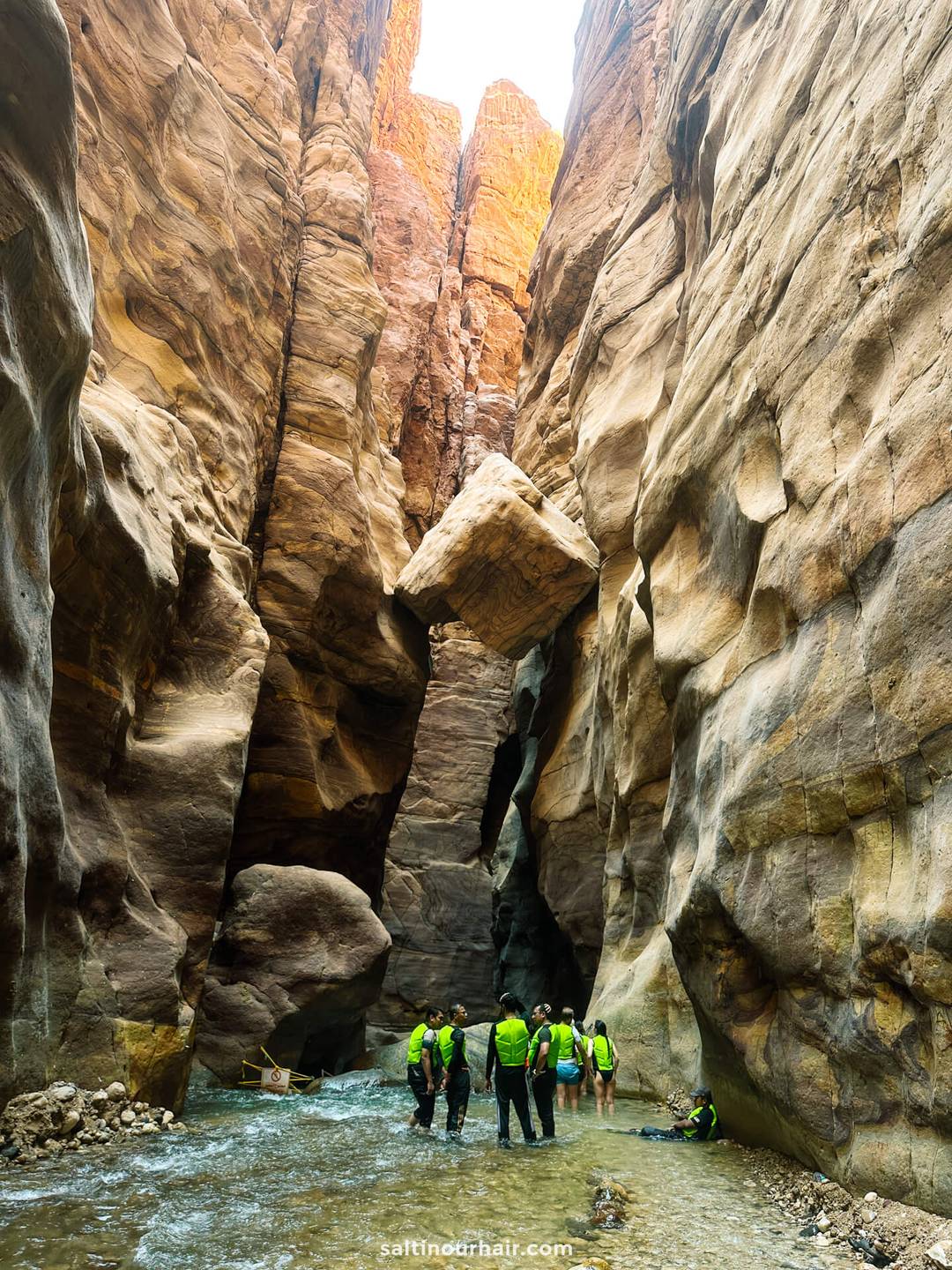 canyon wadi mujib group Jordan 7 day itinerary