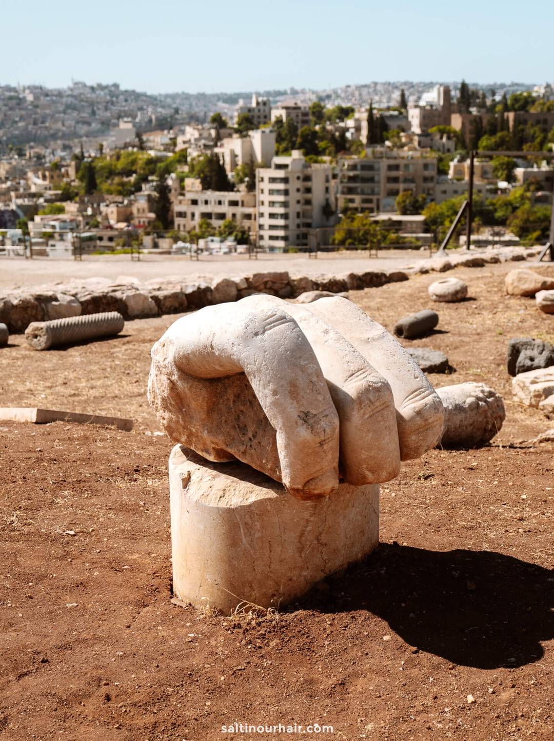 ruin citadel amman jordan