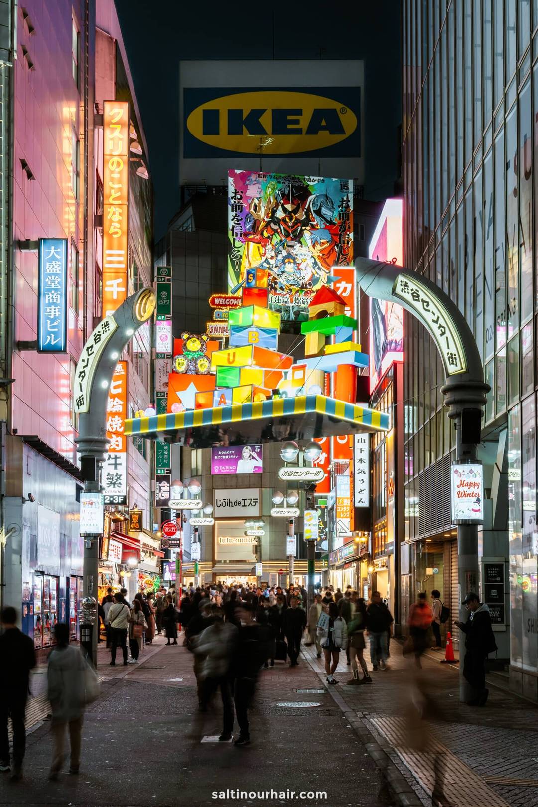 shibuya crossing shopping tokyo
