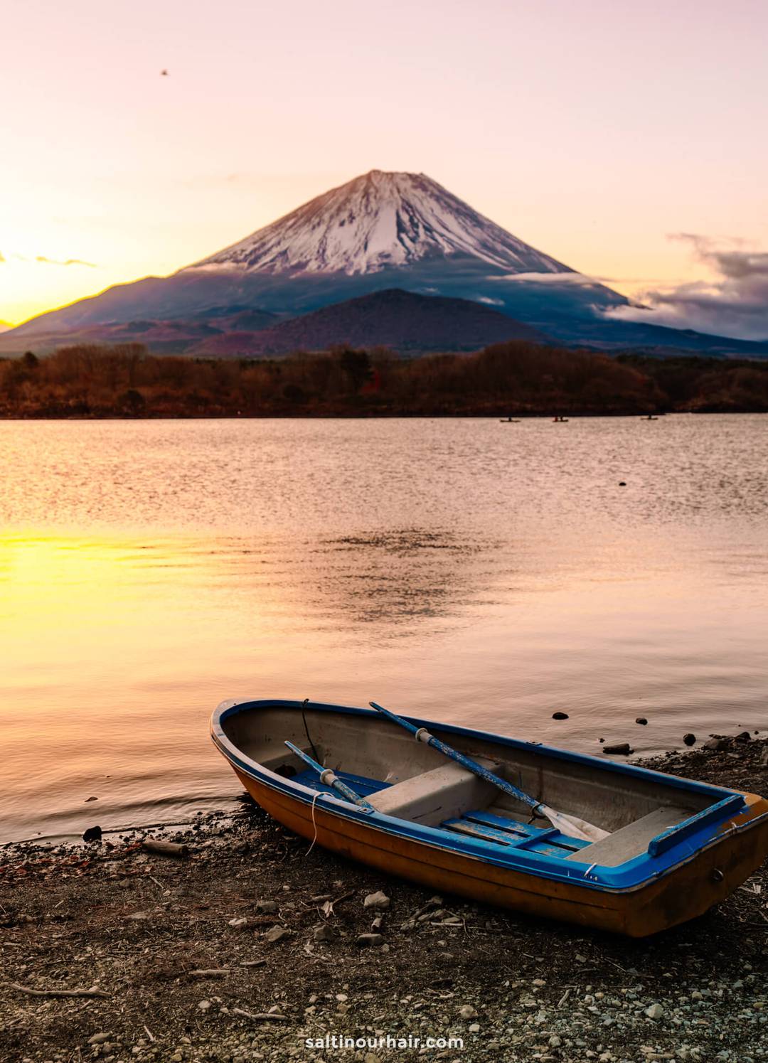 sunrise view mount fuji japan