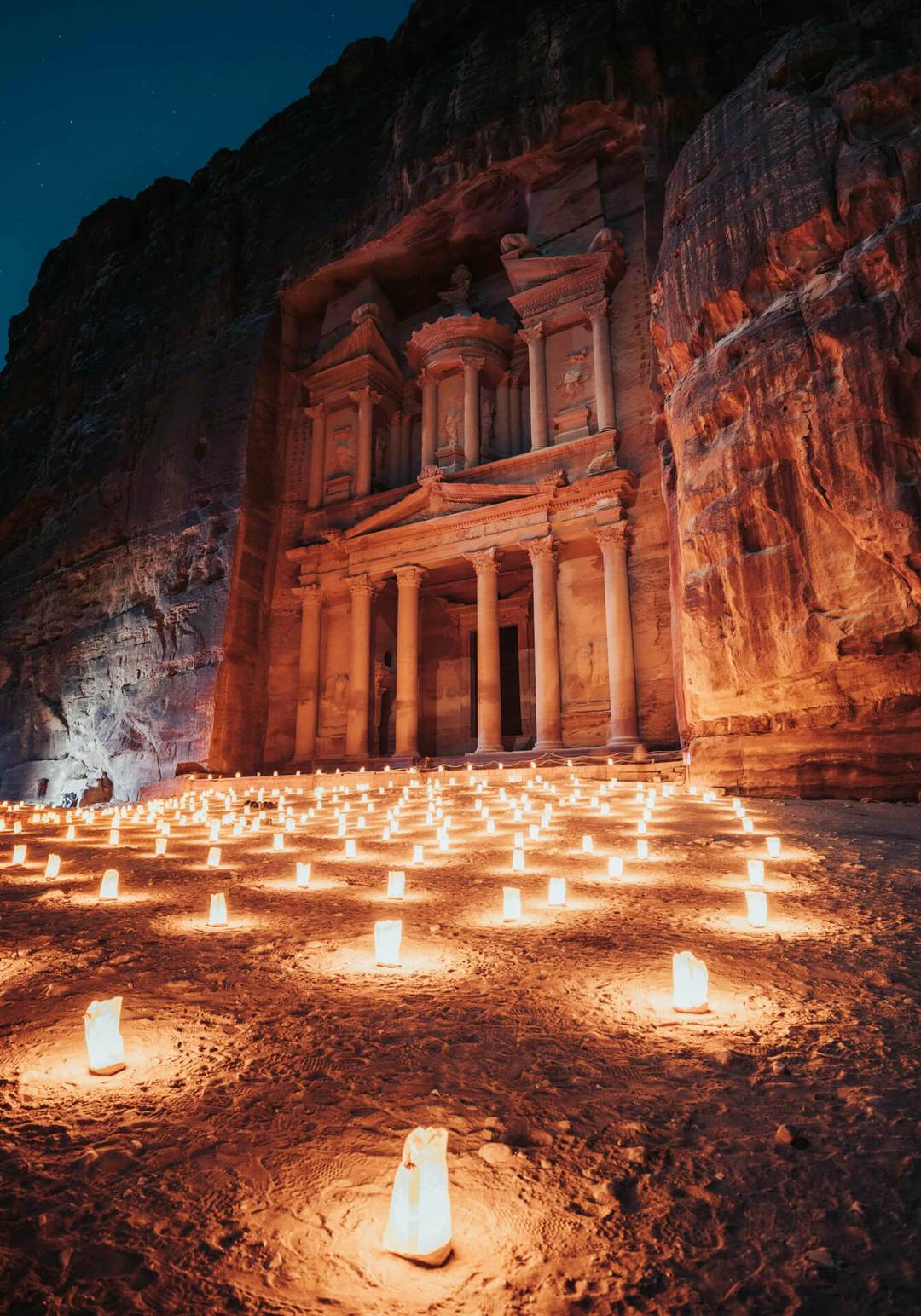 things to do petra jordan by night