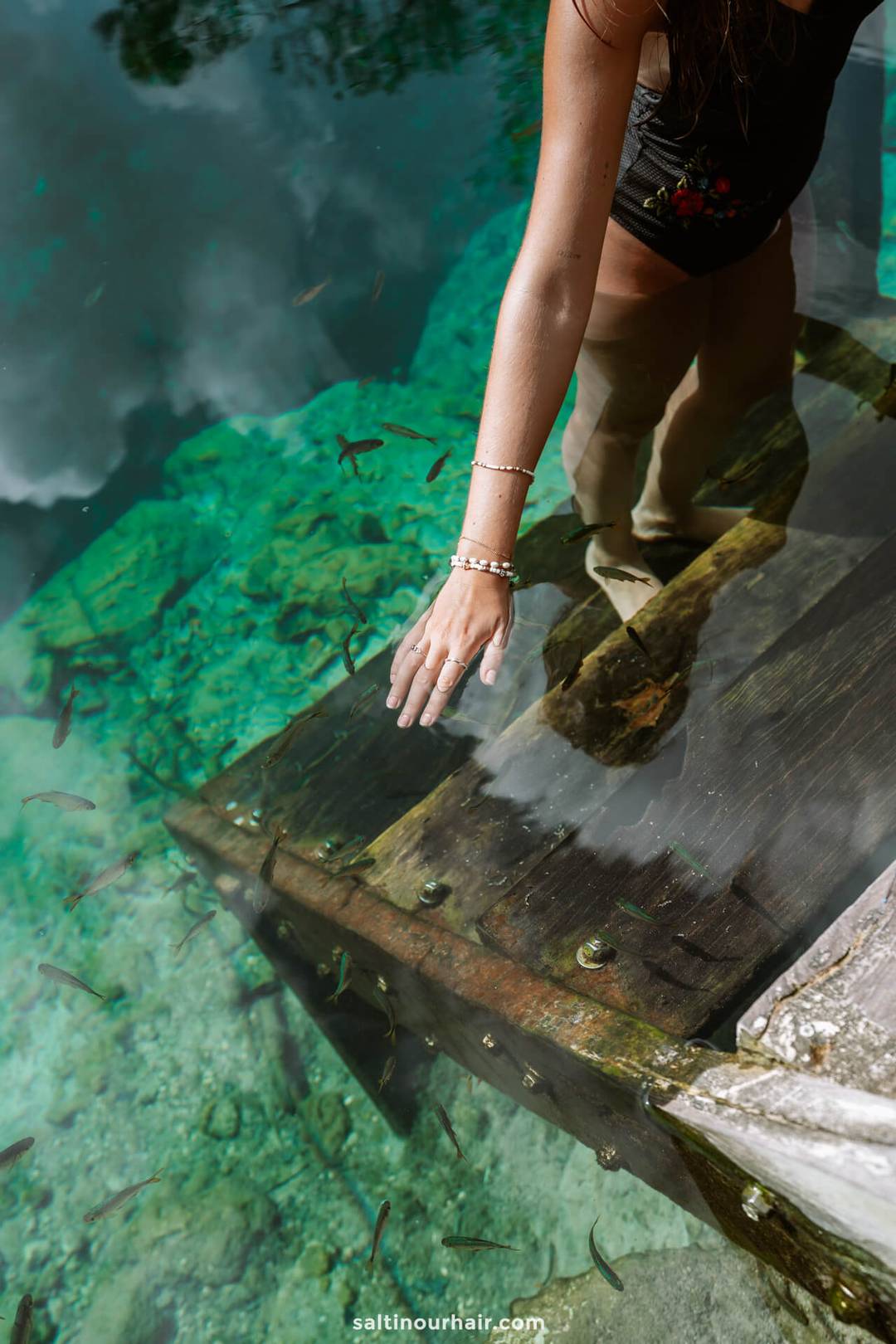 Tulum cenote clear water