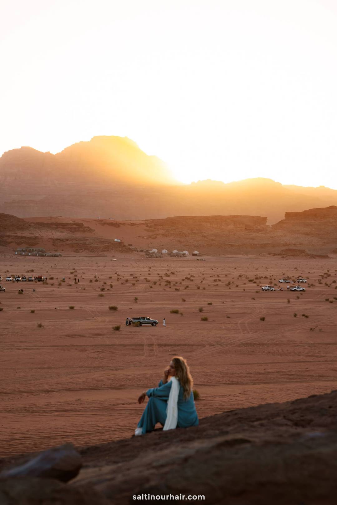wadi rum desert view renting a car in Jordan