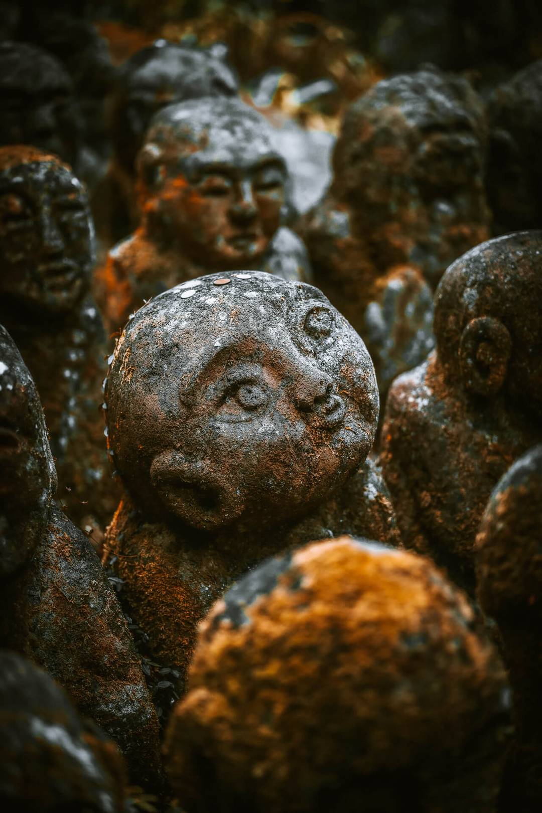 adashino nenbutsuj lonely sould statues kyoto