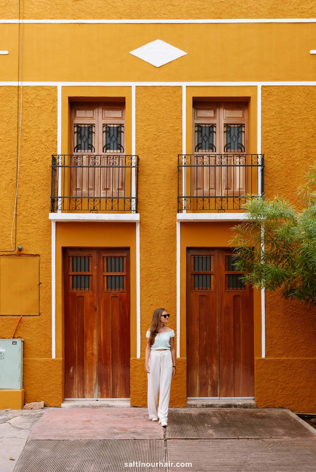 building facade valladolid Mexico