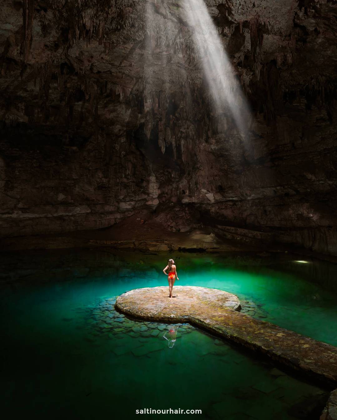 valladolid cenote renting a car in Mexico
