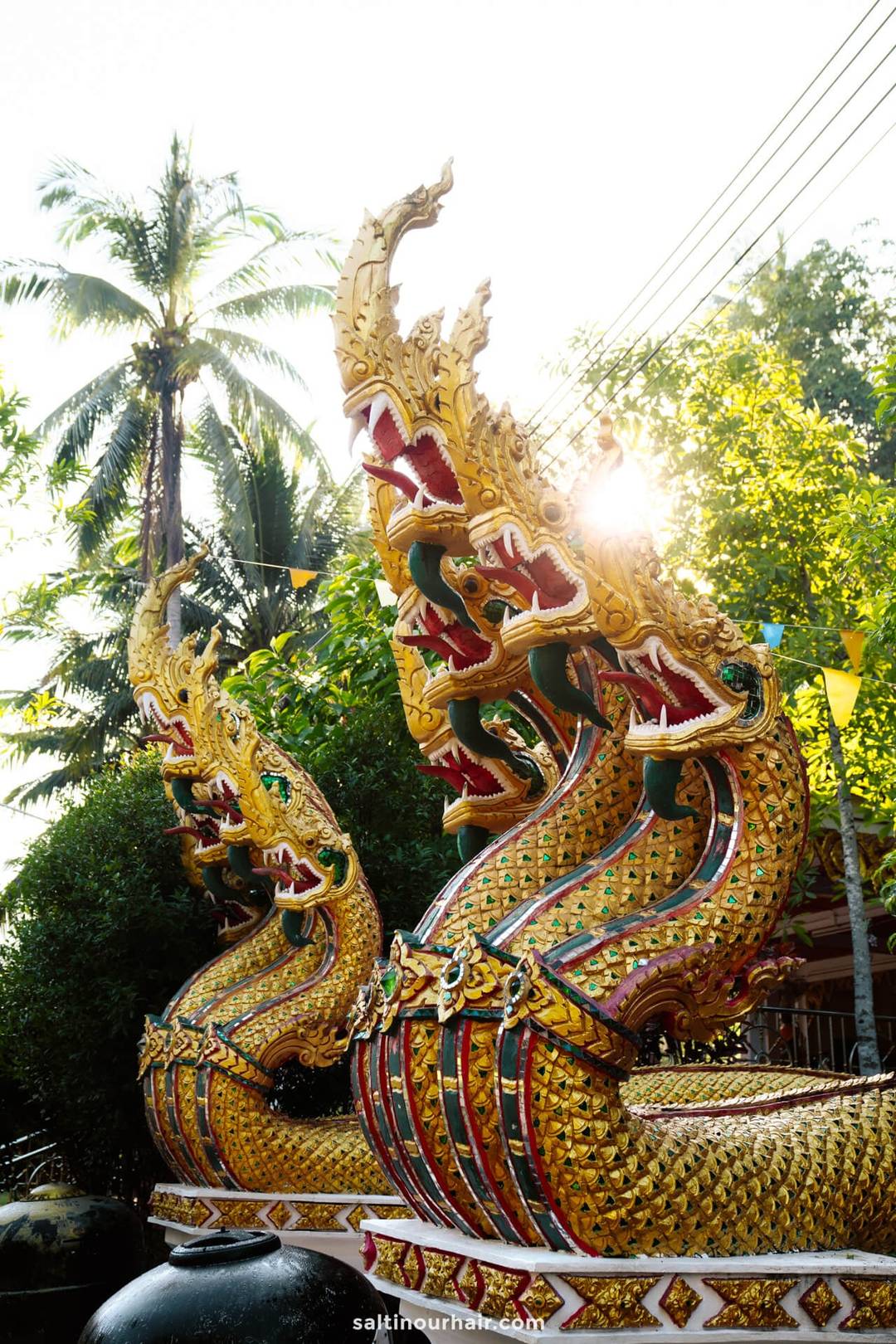 dingen om te doen in Koh Phangan tempel beeld thailand wat maduea Wan